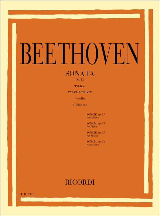 32 Sonate: N. 8 In Do Min. Op. 13 'Patetica' - pro klavír